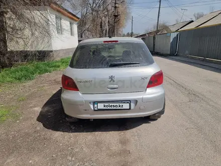 Peugeot 307 2005 года за 1 400 000 тг. в Алматы – фото 6