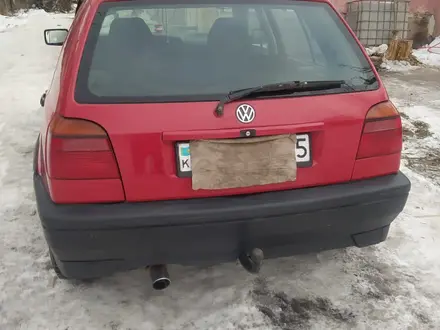 Volkswagen Golf 1993 года за 1 600 000 тг. в Алматы – фото 3