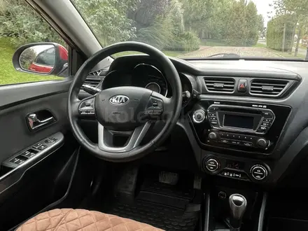 Kia Rio 2013 года за 5 300 000 тг. в Алматы – фото 18