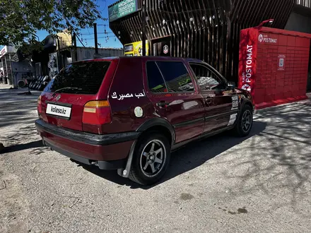 Volkswagen Golf 1993 года за 850 000 тг. в Тараз – фото 3