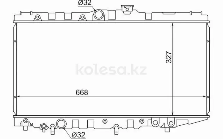 Радиатор Двигателя за 16 700 тг. в Алматы