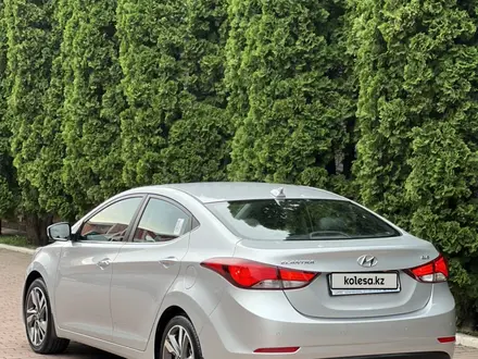 Hyundai Elantra 2015 года за 8 200 000 тг. в Алматы – фото 3