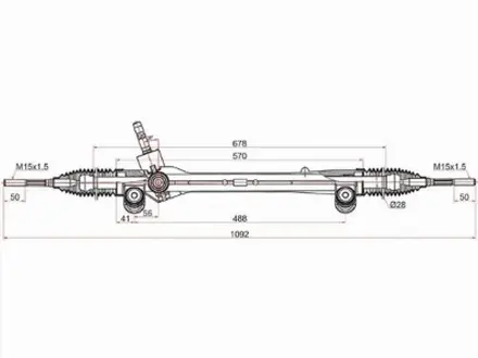 Рейка рулевая Toyota Camry (XV50) 11-21/Camry UAE/USA 11-17 за 38 700 тг. в Кокшетау