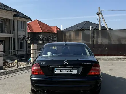 Mercedes-Benz S 55 2002 года за 9 000 000 тг. в Алматы – фото 4