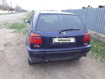 Volkswagen Golf 1998 года за 1 900 000 тг. в Кордай – фото 3