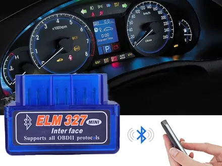 Диагностический инструмент для авто ELM327 OBD2 v1.5 оригинальный чип за 3 000 тг. в Алматы – фото 8