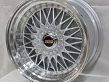 Диски BBS RS 17 5 100/5 114.3 8j — 9j et 30-et 25 dia 73.1Silver Polish за 400 000 тг. в Караганда – фото 2