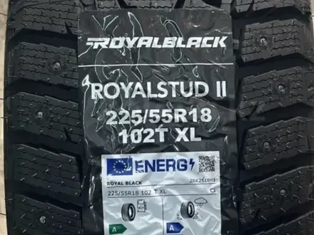 Зимние шипованные шины Royalblack 225 55 18, 102Т XL 2024 г. В. за 250 000 тг. в Костанай