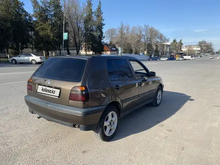 Volkswagen Golf 1992 года за 1 350 000 тг. в Шымкент – фото 4