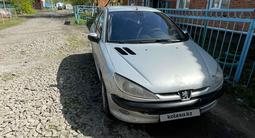 Peugeot 206 2002 года за 1 150 000 тг. в Петропавловск – фото 2