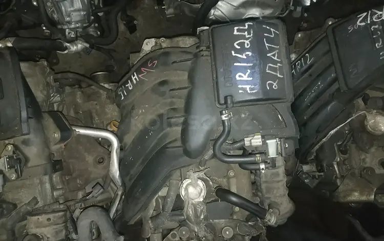 Двигатель из Японии на Ниссан HR15 2датчик 1. 5.Micra 3 за 220 000 тг. в Алматы