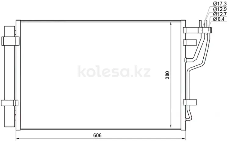 Радиатор кондиционера за 25 000 тг. в Алматы