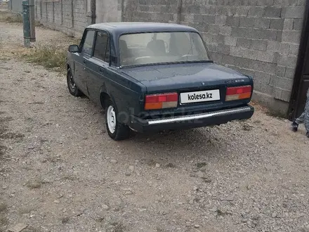 ВАЗ (Lada) 2107 2007 года за 500 000 тг. в Тараз – фото 2