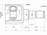 Шрус внутренний, правый/левый за 12 600 тг. в Павлодар