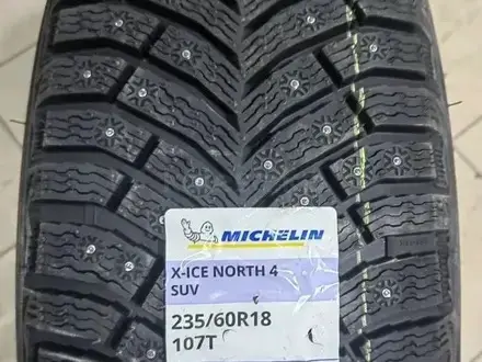 235-60r18 Michelin X-Ice North 4 (шип) за 114 000 тг. в Алматы