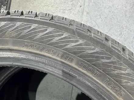 Yokohama 245/45 r18 100T с шипами за 150 000 тг. в Алматы – фото 7