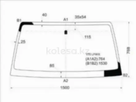 Стекло лобовое MITSUBISHI PAJERO 3/5D 99- за 16 700 тг. в Астана