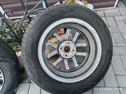 Комплект шин с дисками с нового авто за 200 000 тг. в Алматы – фото 8