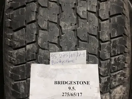 Летние шины Bridgestone 275/65/17 каждая за 39 990 тг. в Астана – фото 3