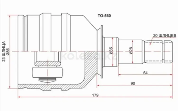 Шрус за 15 700 тг. в Алматы