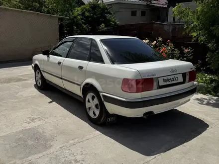Audi 80 1991 года за 800 000 тг. в Тараз – фото 4