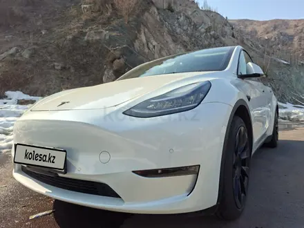 Tesla Model Y 2021 года за 13 000 000 тг. в Алматы – фото 5