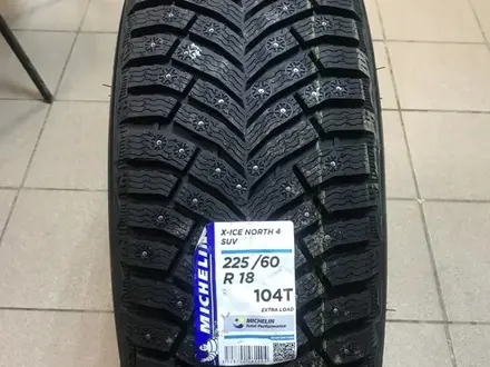 Зимние шипованные шины Michelin X-Ice North 4 225/60 R18 за 125 000 тг. в Караганда