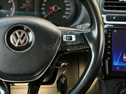Volkswagen Polo 2015 года за 5 990 000 тг. в Тараз – фото 16