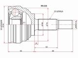 Шрус, граната наружняяfor8 400 тг. в Алматы