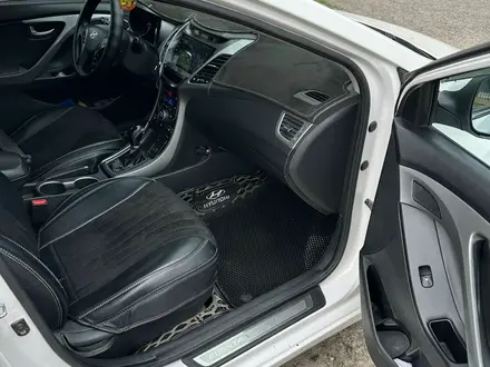 Hyundai Elantra 2014 года за 6 000 000 тг. в Тараз – фото 14