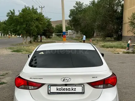 Hyundai Elantra 2014 года за 6 000 000 тг. в Тараз – фото 3