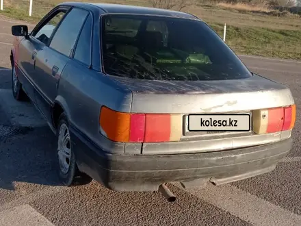 Audi 80 1988 года за 420 000 тг. в Шу – фото 3