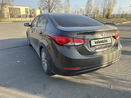 Hyundai Elantra 2015 года за 6 700 000 тг. в Алматы – фото 6