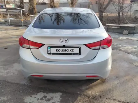 Hyundai Elantra 2013 года за 6 000 000 тг. в Тараз – фото 4