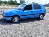 Volkswagen Golf 1992 года за 1 700 000 тг. в Тараз – фото 2