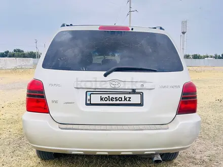 Toyota Highlander 2003 года за 6 000 000 тг. в Тараз – фото 10