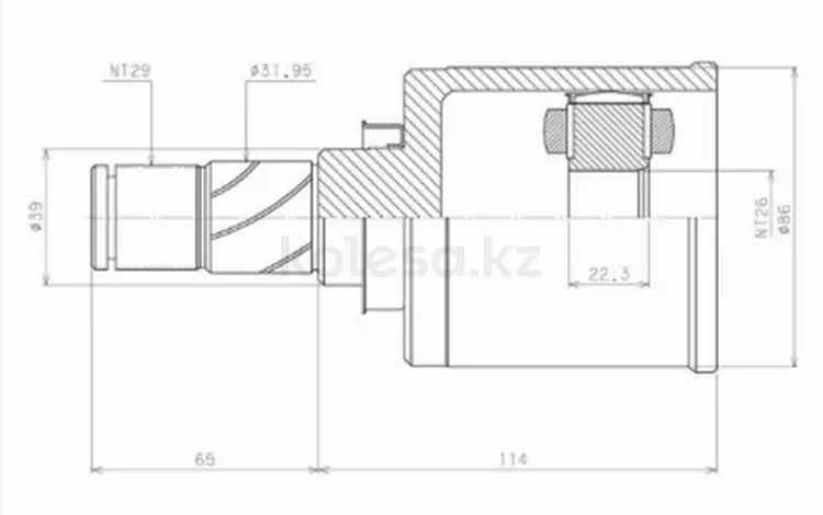 Граната, Шрус внутренний передний за 40 150 тг. в Караганда
