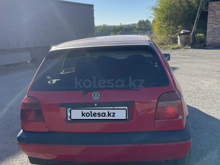 Volkswagen Golf 1992 года за 970 000 тг. в Усть-Каменогорск – фото 5