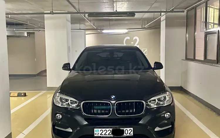 BMW X6 2016 года за 21 500 000 тг. в Астана