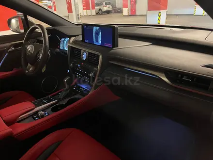 Lexus RX 200t F Sport 2.0 2022 года за 36 900 000 тг. в Алматы – фото 29