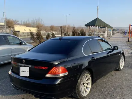 BMW 745 2002 года за 3 200 000 тг. в Тараз – фото 4