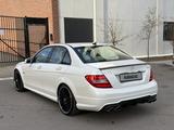 Mercedes-Benz C 63 AMG 2012 годаүшін30 000 000 тг. в Астана – фото 5