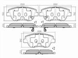 Колодки тормозные передние за 5 950 тг. в Талдыкорган