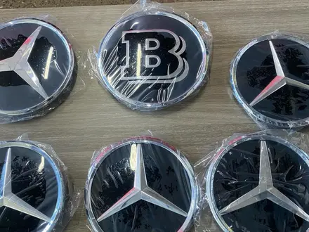 Эмблемы стеклянные значки для Mercedes-Benz GLE/GLS W166 за 25 000 тг. в Астана – фото 3