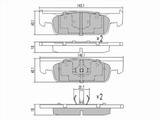 Колодки тормозные передниеfor4 650 тг. в Астана