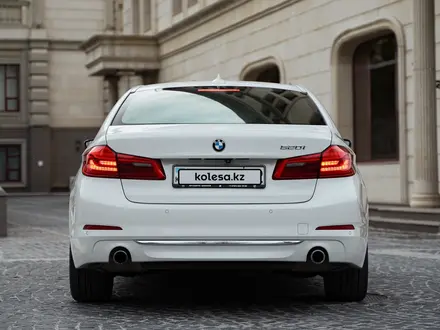 BMW 520 2018 года за 13 800 000 тг. в Алматы – фото 7