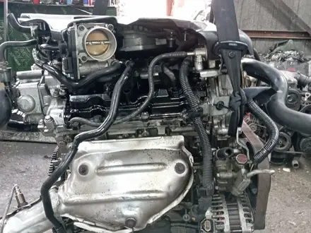 Двигатель на Инфинити FX 35 VQ35 объём 3.5 без навесного с 2 дроссельными за 900 000 тг. в Алматы – фото 3