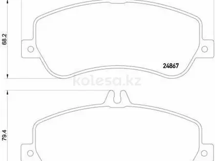 Колодки передние Mercedes GLK (X204) (08-17) / за 10 000 тг. в Алматы