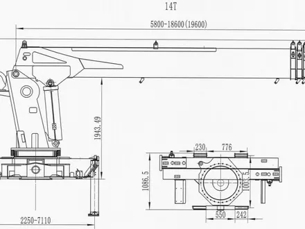 XINFEIG  Крана-манипуляторная установка SQ14FFW (SQS350) 14 т 2024 года за 21 200 000 тг. в Алматы – фото 6