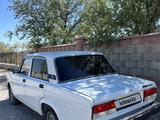 ВАЗ (Lada) 2107 2008 года за 1 300 000 тг. в Туркестан – фото 2